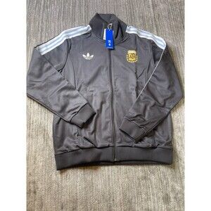Adidas Argentina Beckenbauer Jacket Mens XL Track Top Slim Fit Full Zip